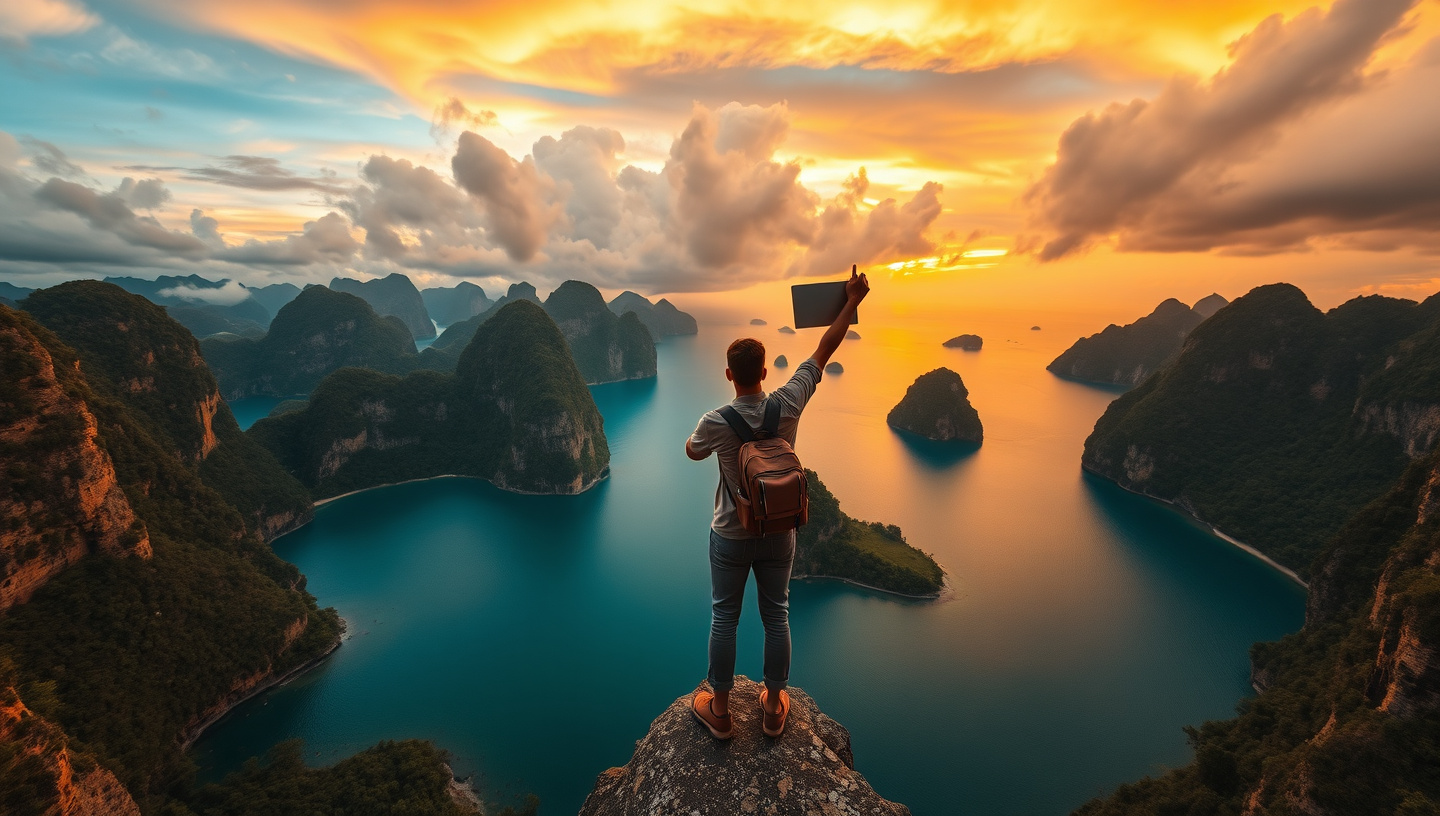 Digital nomads collaborating on a mission to connect remote workers across Thailand